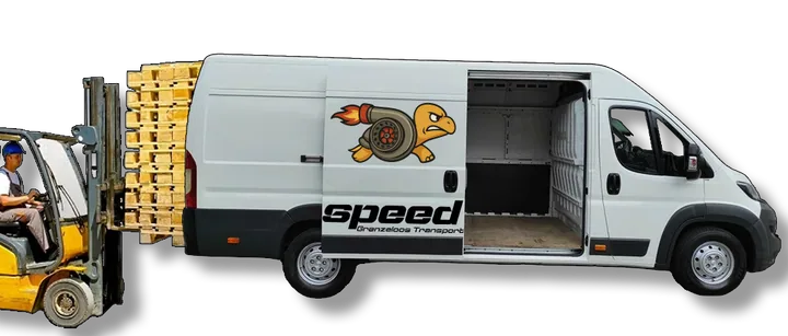 Pallet-laden via vorkheftruck